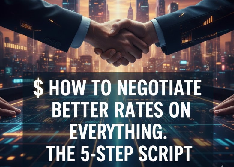 How to Negotiate Better Rates on Everything: The 5-Step Script