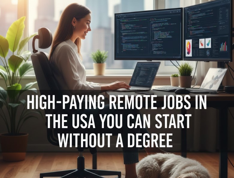 Your Guide to High-Paying Remote Jobs in the USA You Can Start Without a Degree
